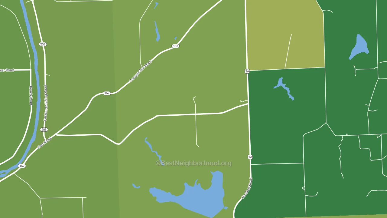 Maple Grove, ME block-group voter-turnout map