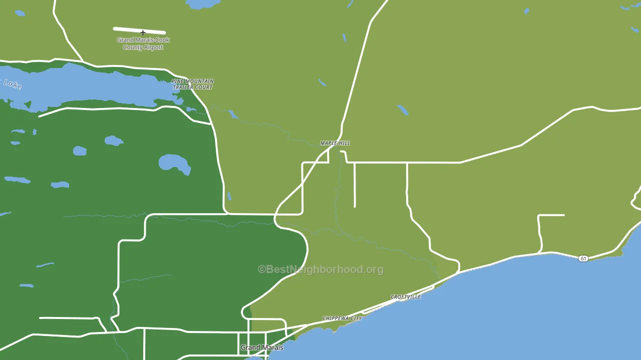 Maple Hill, MN block-group voter-turnout map