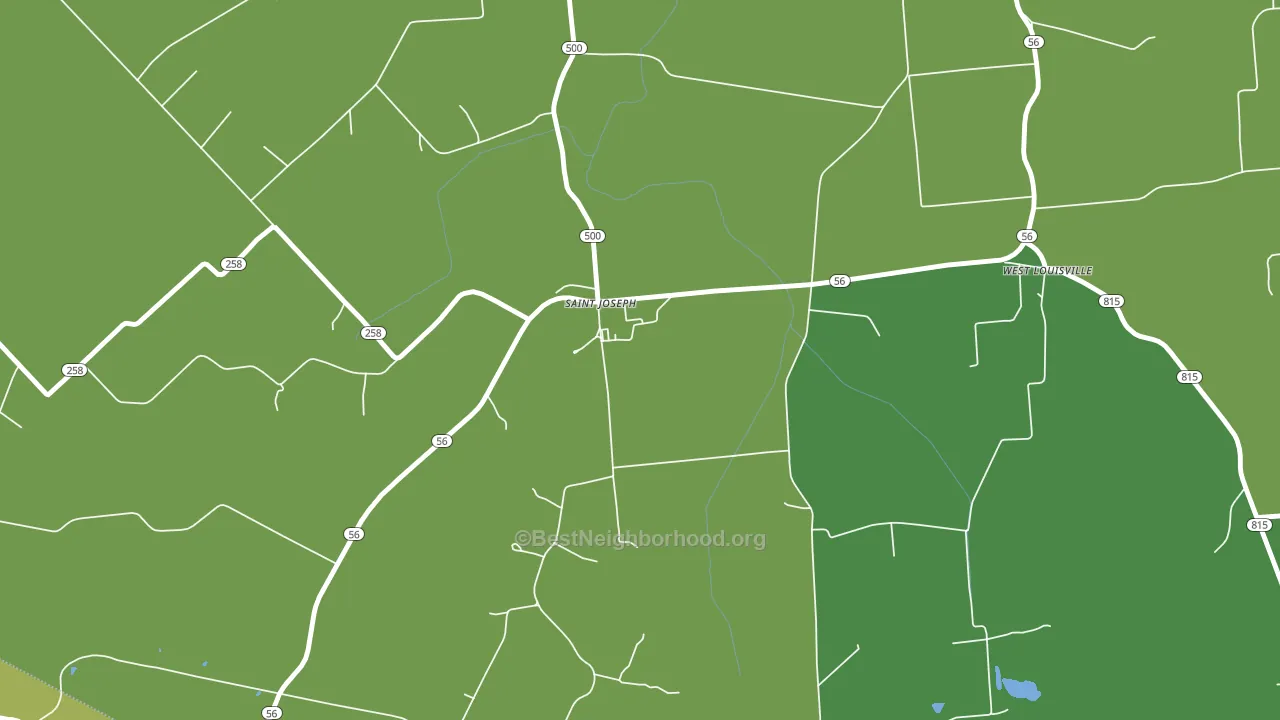 Maple Mount, KY block-group voter-turnout map