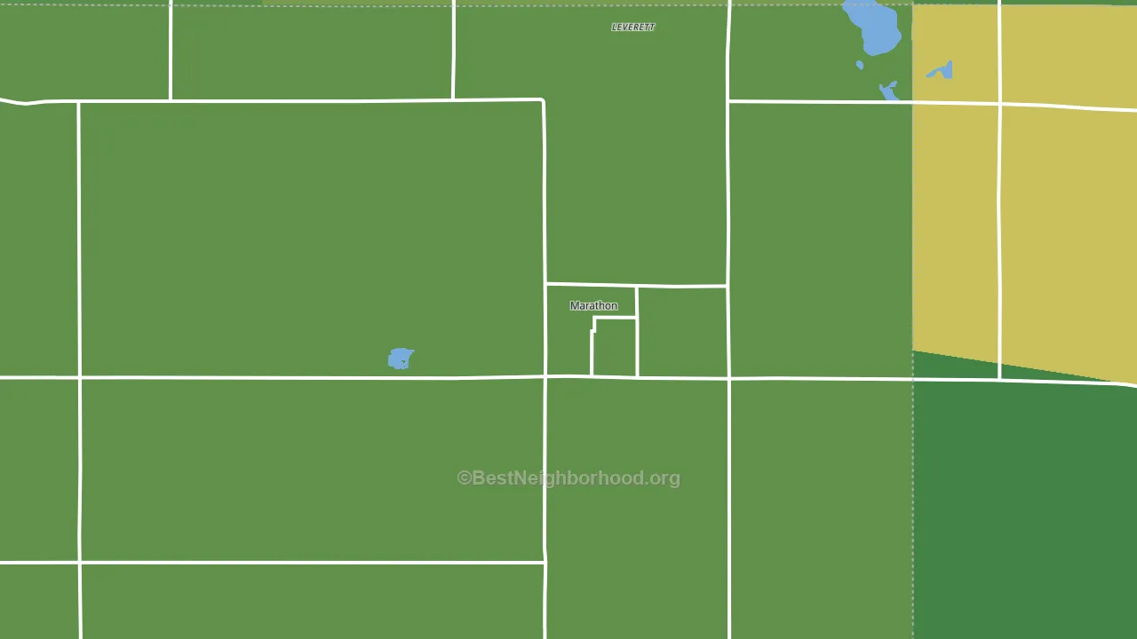 Marathon, IA block-group voter-turnout map
