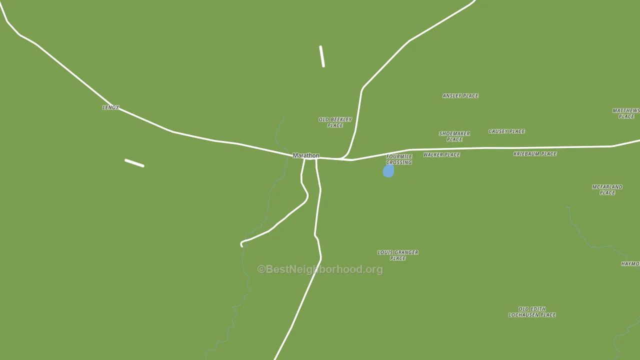 Marathon, TX block-group voter-turnout map