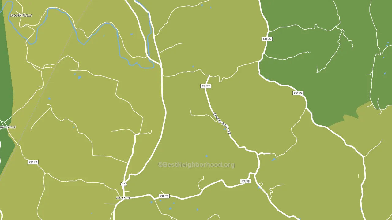 Marie, WV block-group voter-turnout map