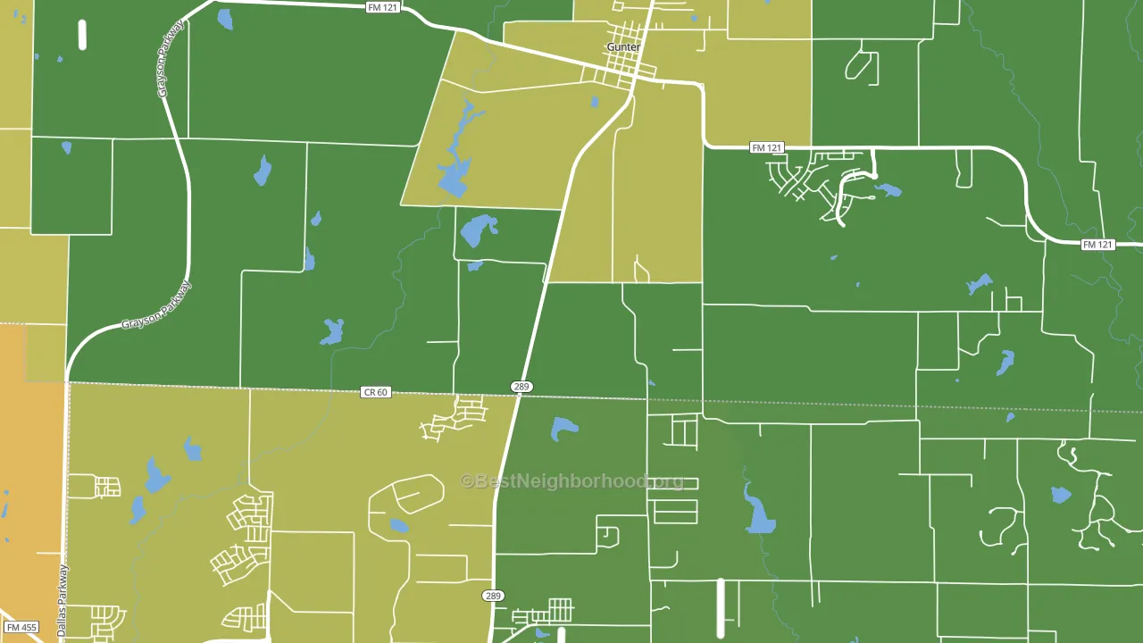 Marilee, TX block-group voter-turnout map