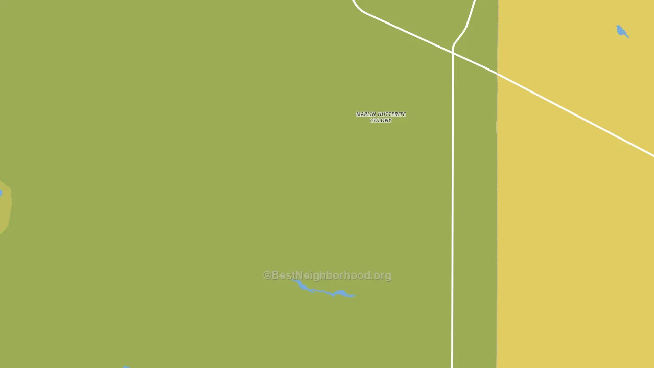 Marlin, WA block-group voter-turnout map