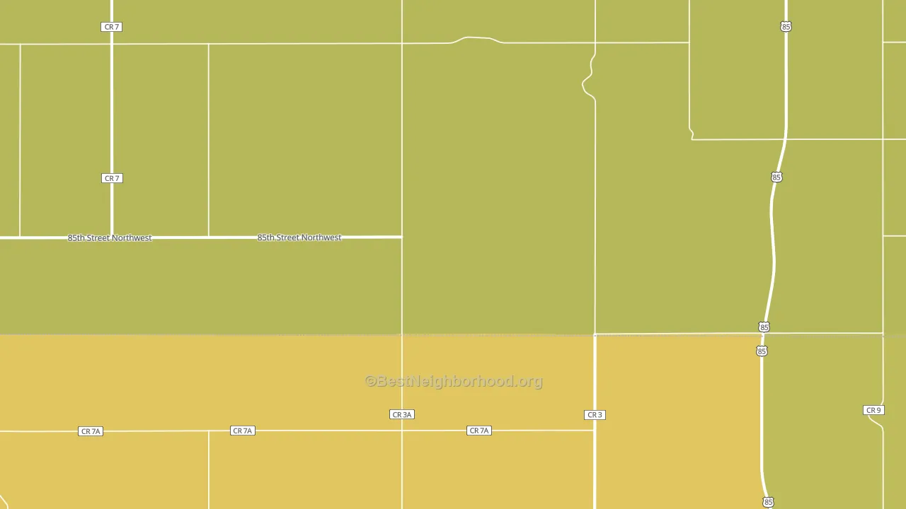 Marmon, ND block-group voter-turnout map
