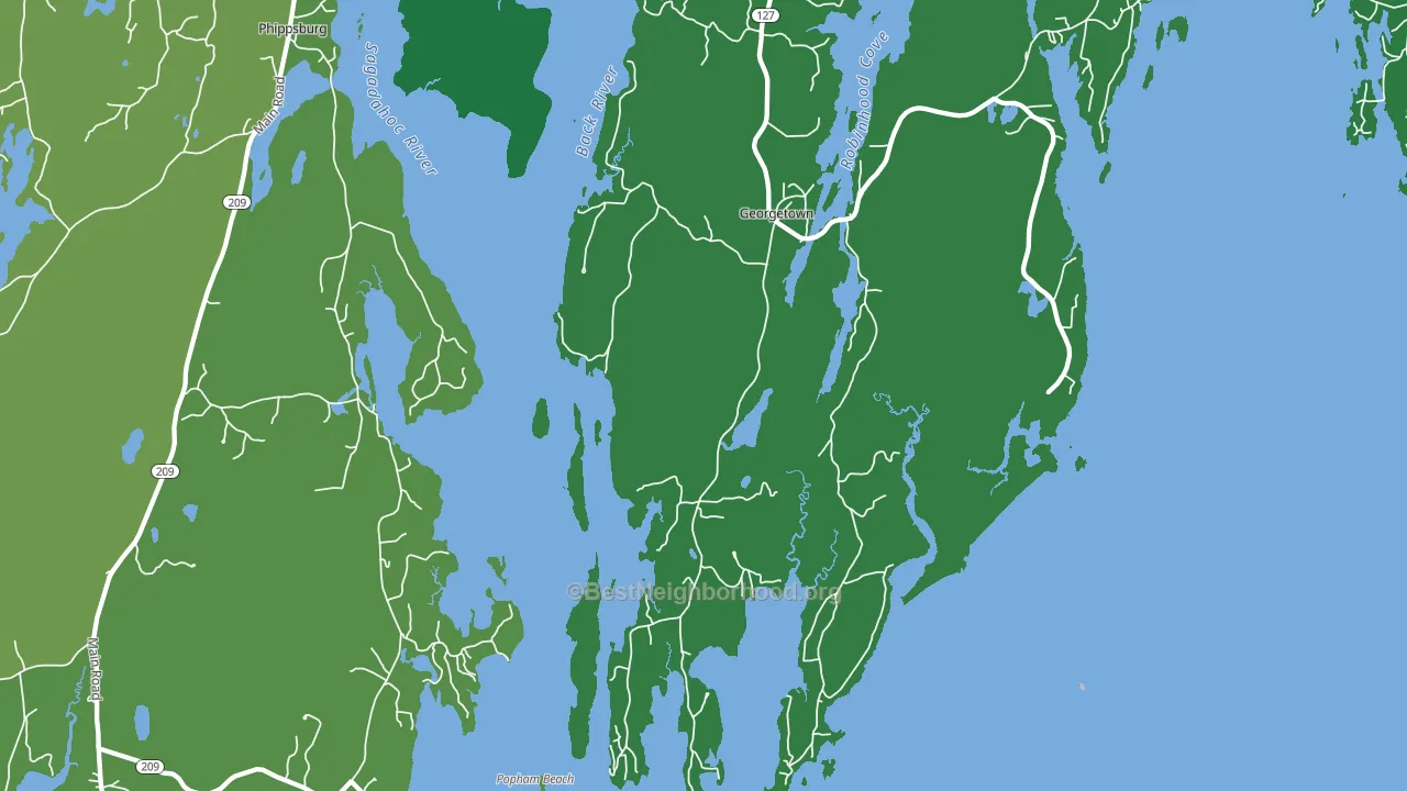 Marrtown, ME block-group voter-turnout map