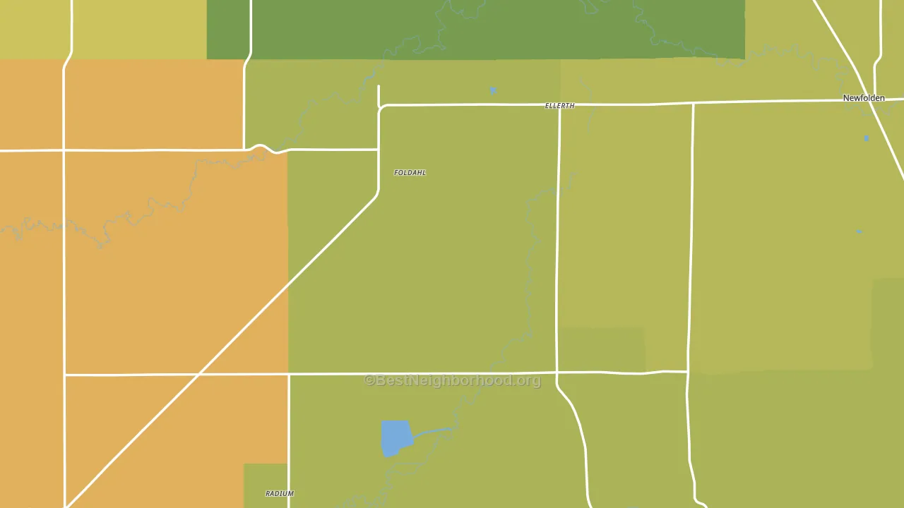 Marshall County, MN block-group voter-turnout map