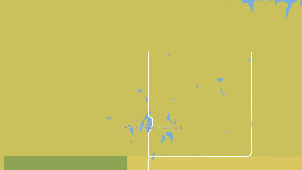 Marshall, ND block-group voter-turnout map