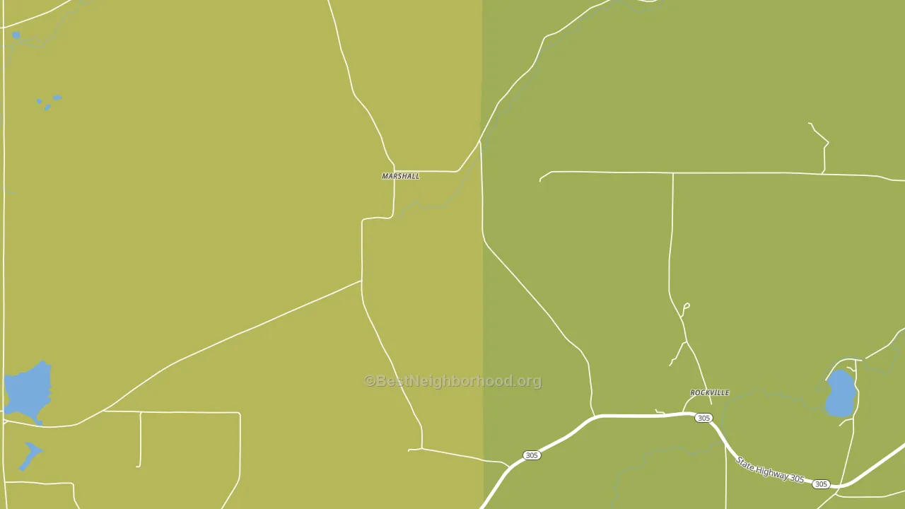 Marshall, NY block-group voter-turnout map
