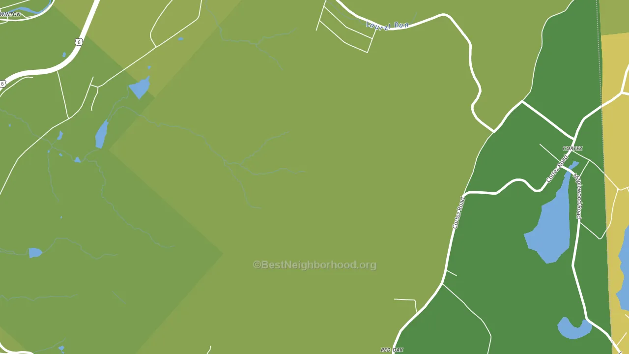 Marshwood, PA block-group voter-turnout map