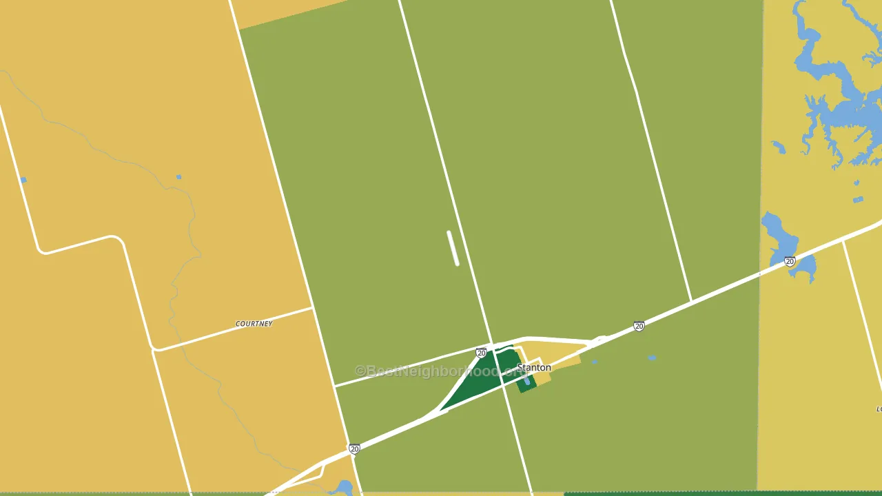 Martin County, TX block-group voter-turnout map