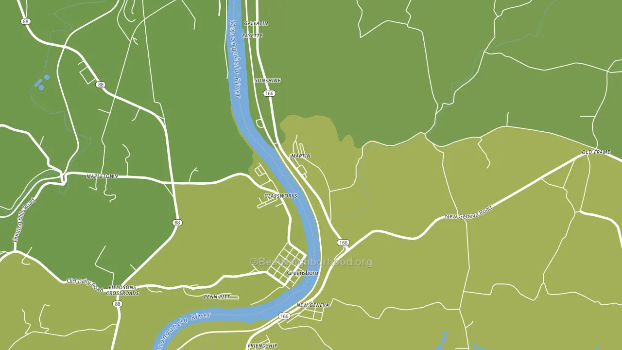 Martin, PA block-group voter-turnout map