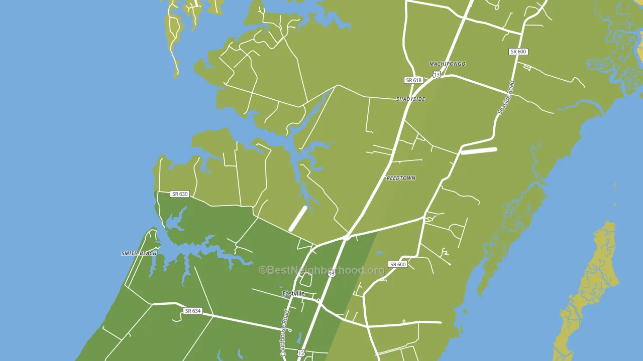 Martins Siding, VA block-group voter-turnout map