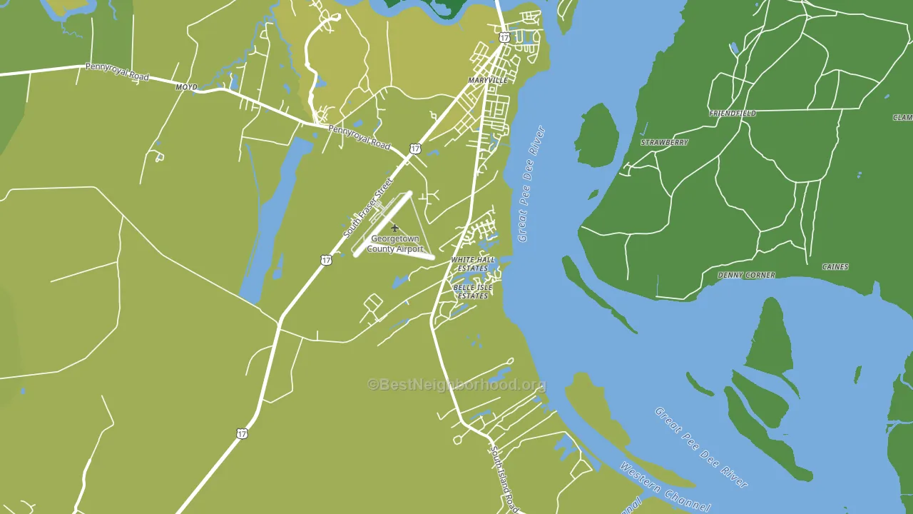 Maryville, SC block-group voter-turnout map