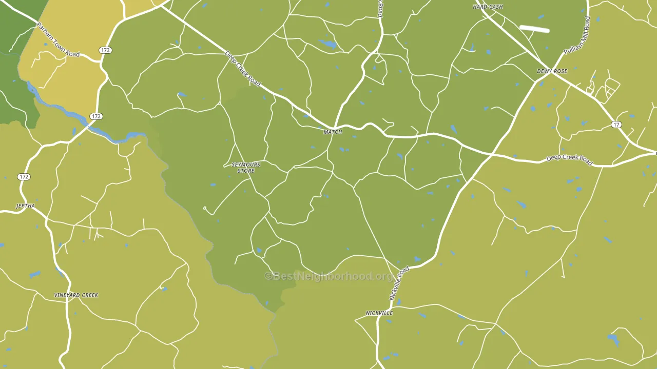Match, GA block-group voter-turnout map
