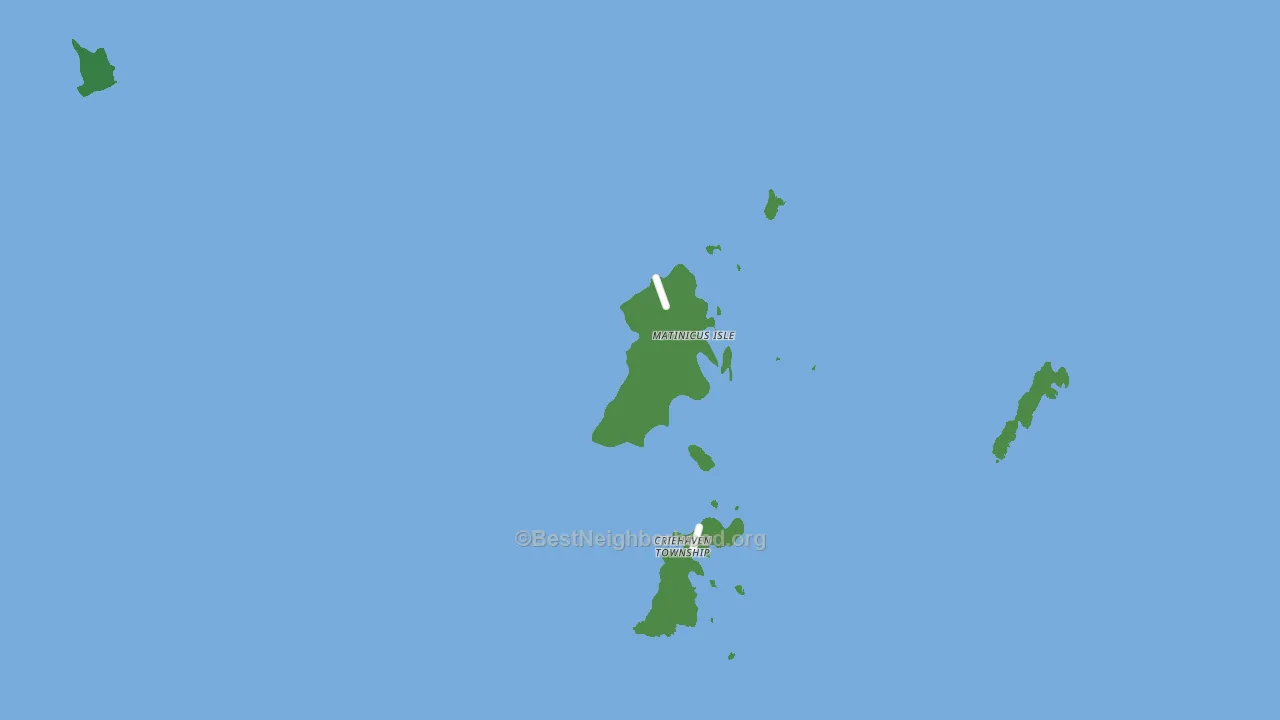 Matinicus, ME block-group voter-turnout map
