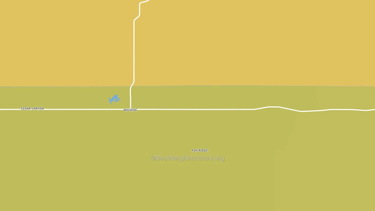 Maurine, SD block-group voter-turnout map