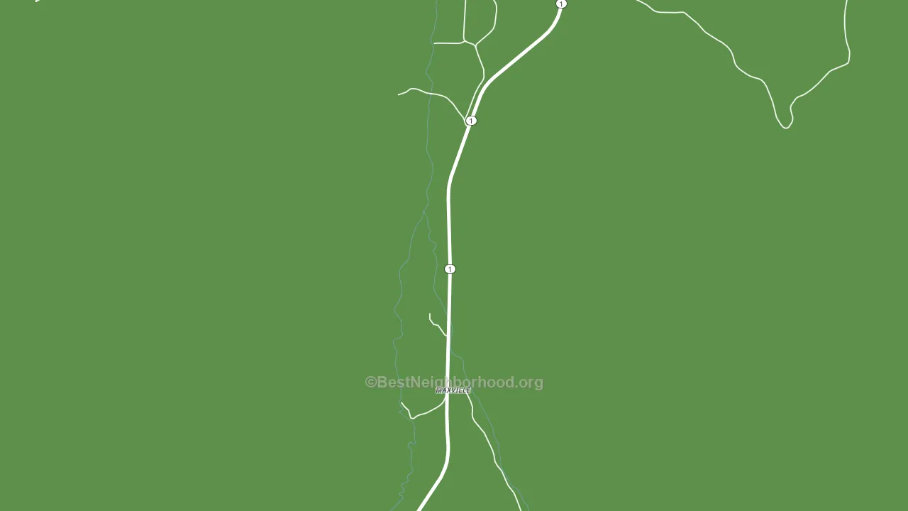Maxville, MT block-group voter-turnout map
