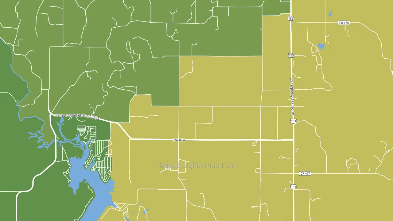 May, TX block-group voter-turnout map