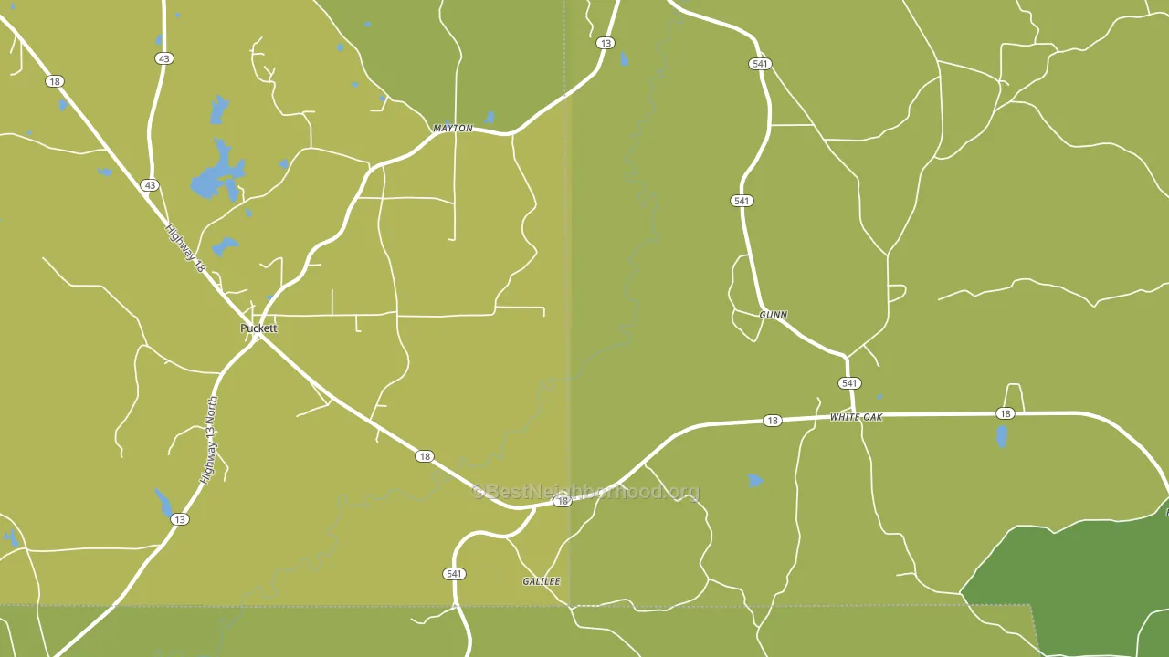 Mayton, MS block-group voter-turnout map