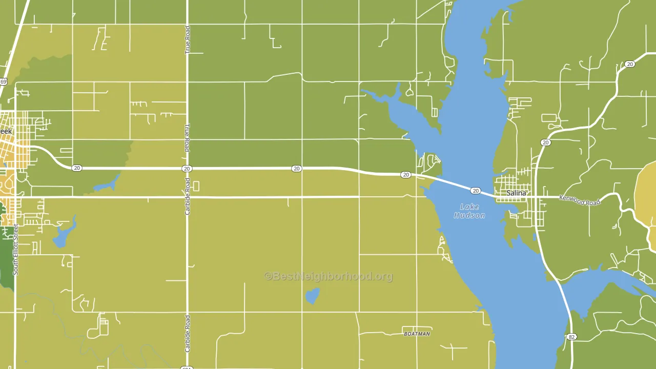 Mazie, OK block-group voter-turnout map