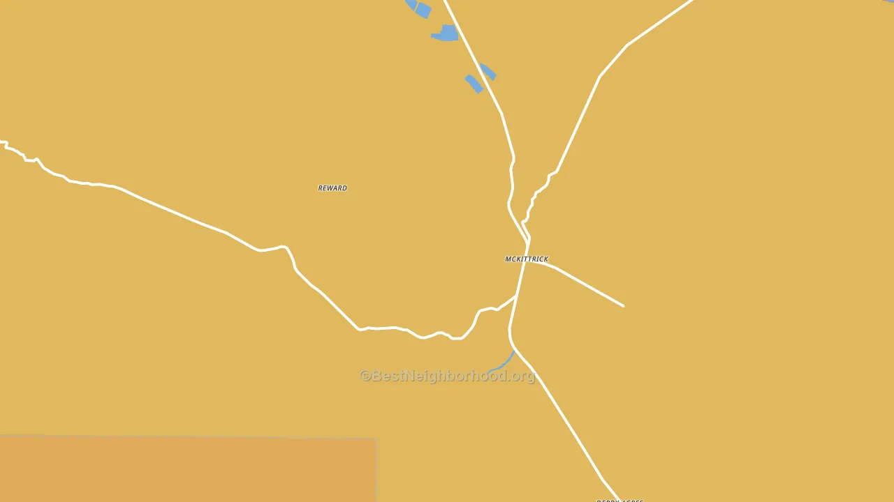 Mc Kittrick, CA block-group voter-turnout map