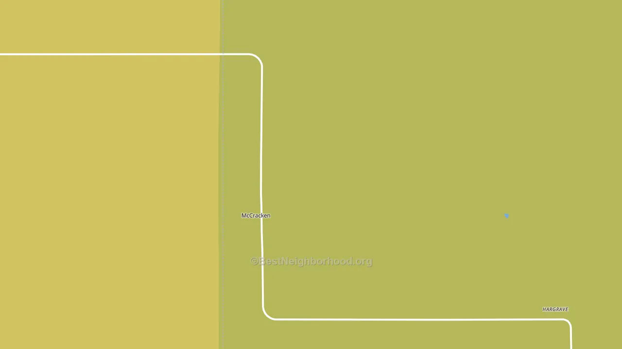 McCracken, KS block-group voter-turnout map