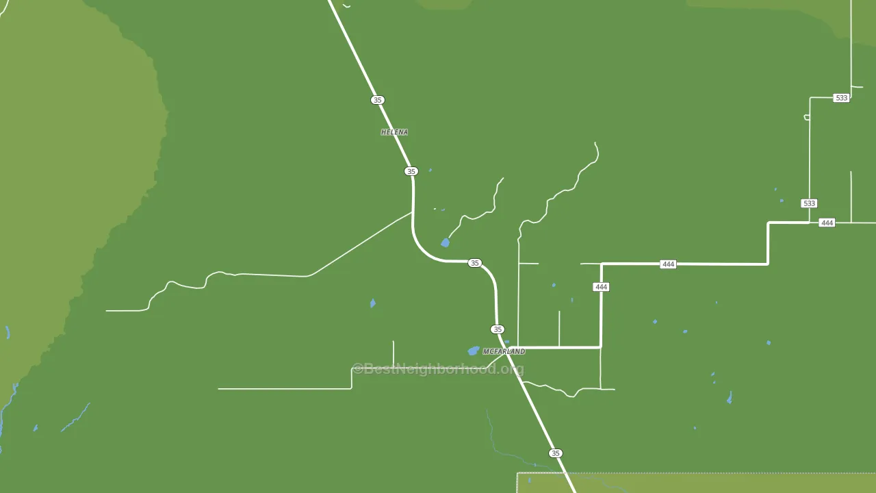 McFarland, MI block-group voter-turnout map