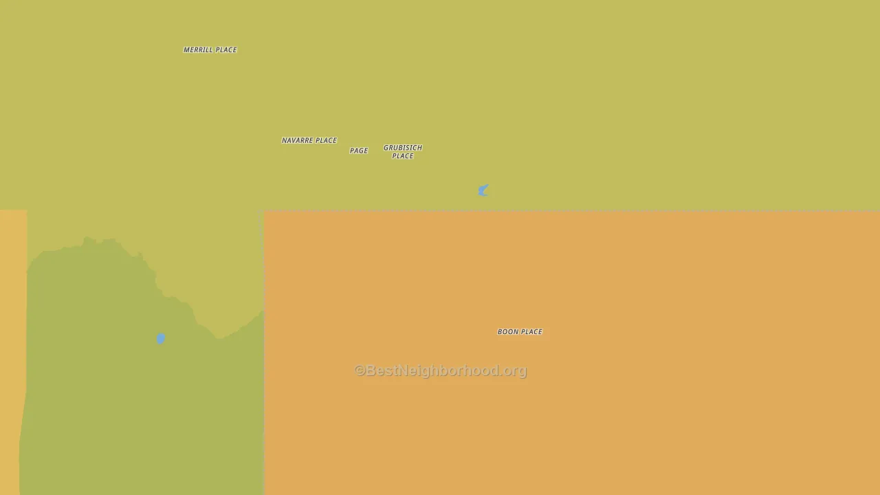 McGaffey, NM block-group voter-turnout map