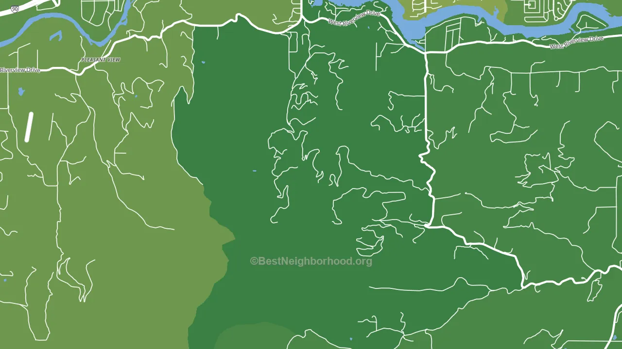 McGuire, ID block-group voter-turnout map