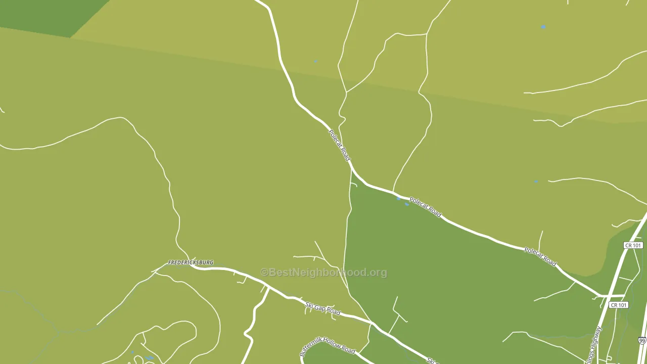 McKee, PA block-group voter-turnout map