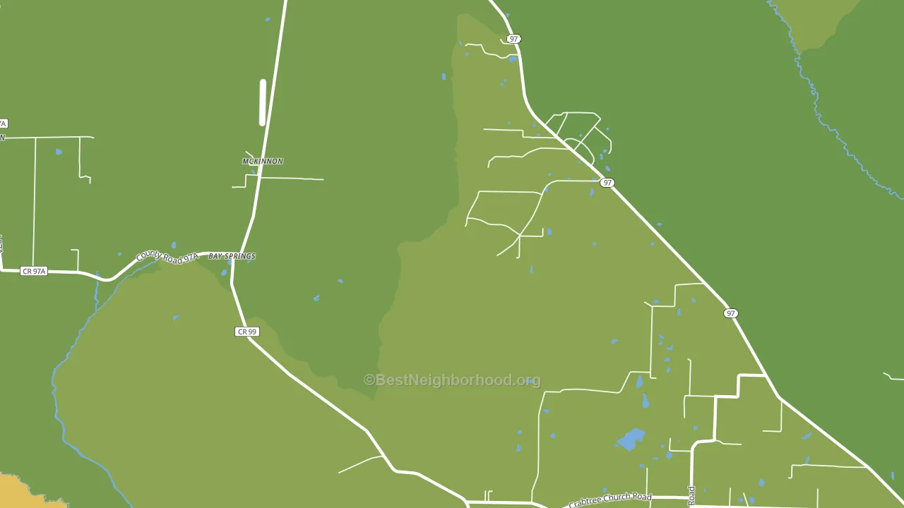 McKinnon, FL block-group voter-turnout map