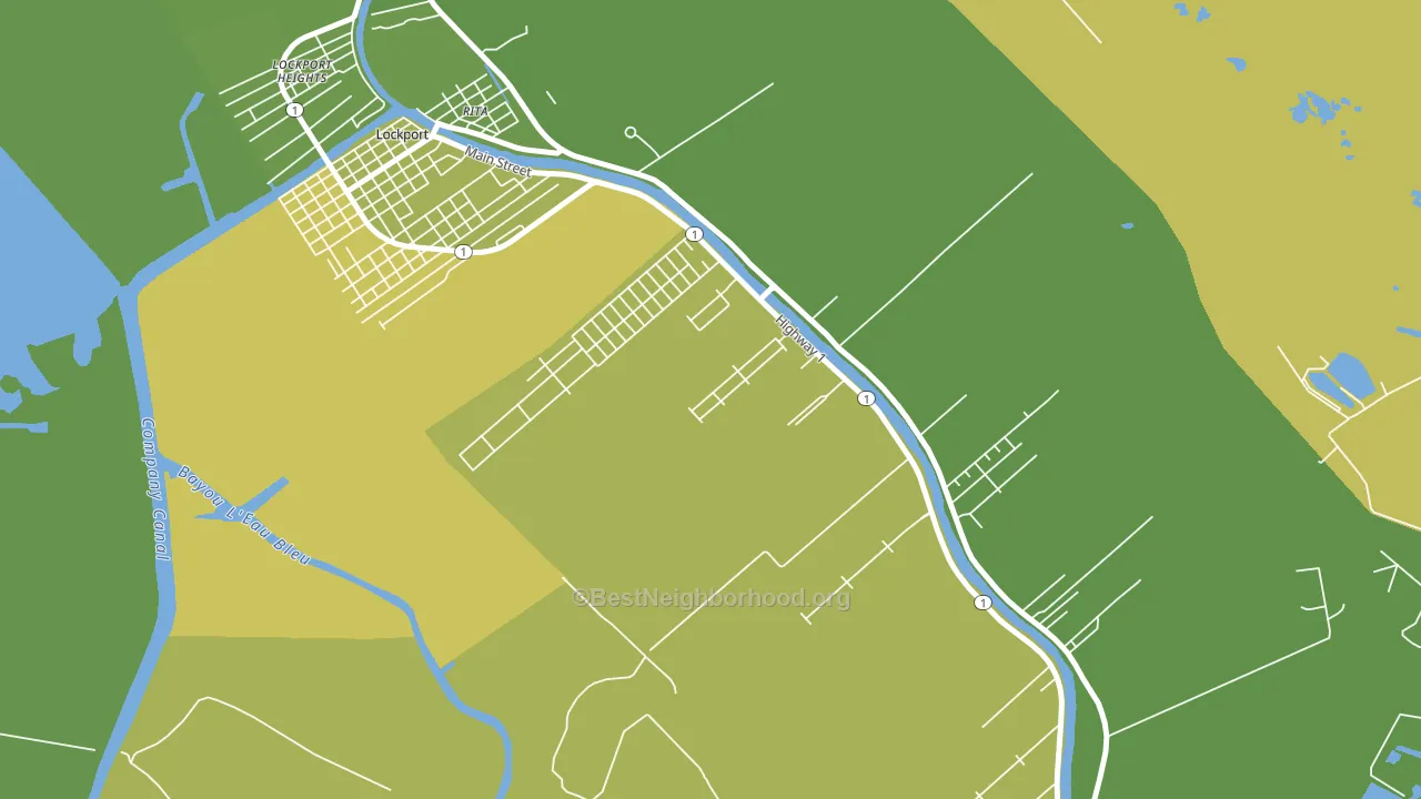 McLeod, LA block-group voter-turnout map