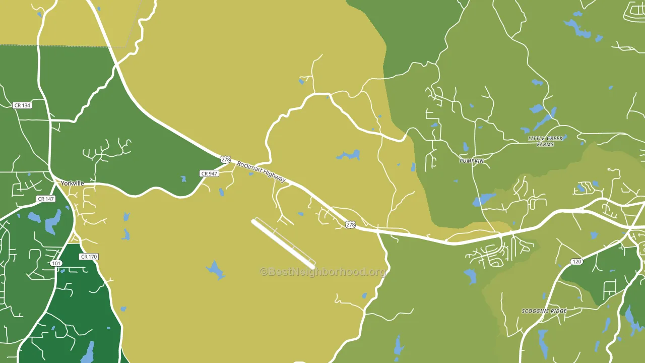 McPherson, GA block-group voter-turnout map
