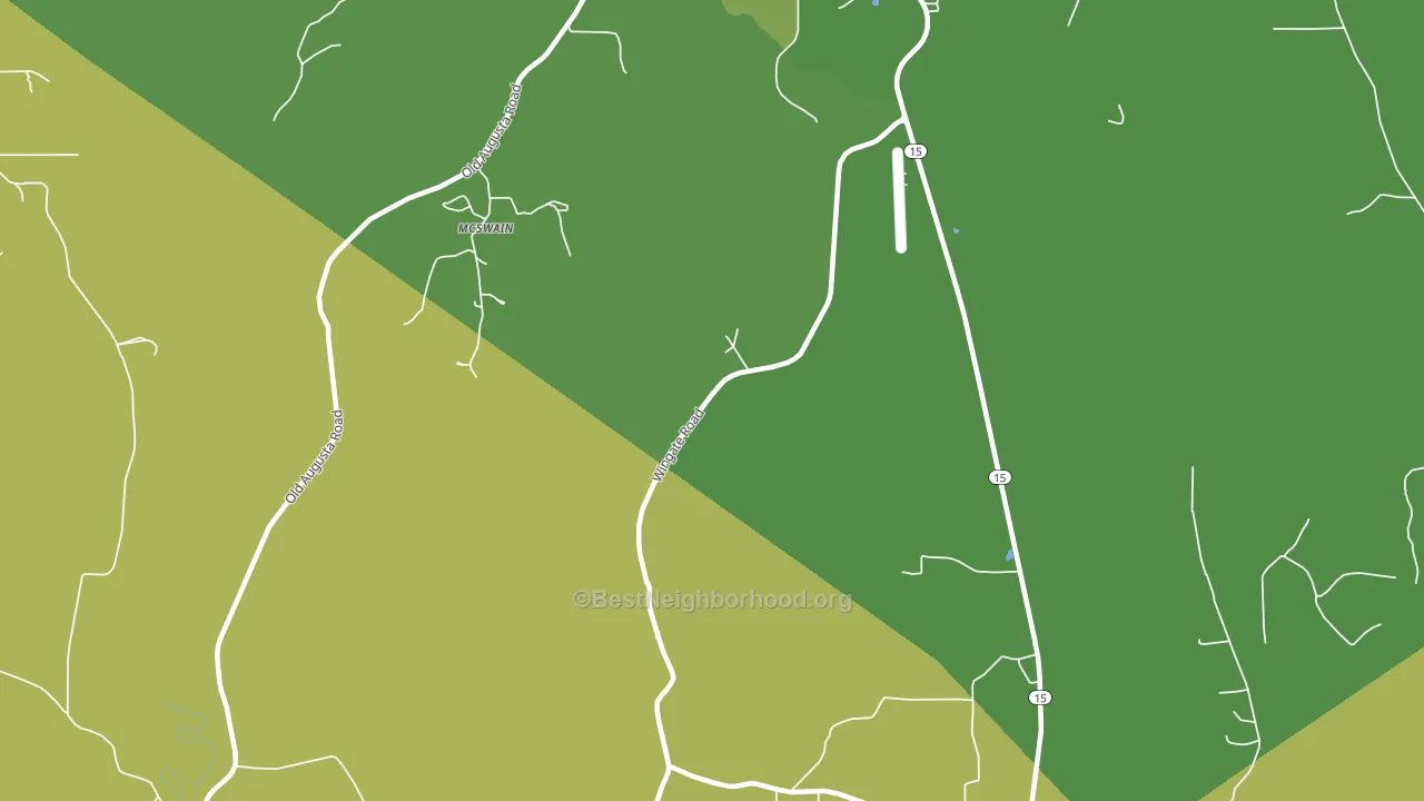 McSwain, MS block-group voter-turnout map