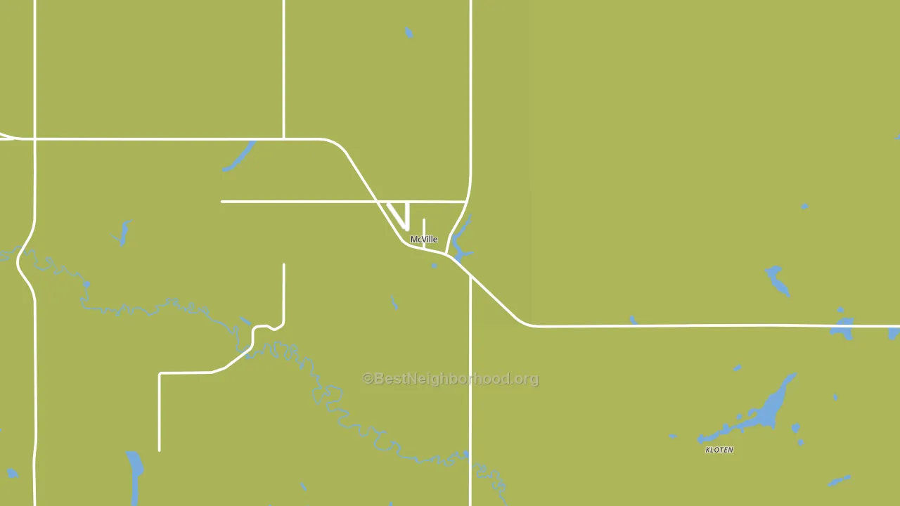 Mcville, ND block-group voter-turnout map