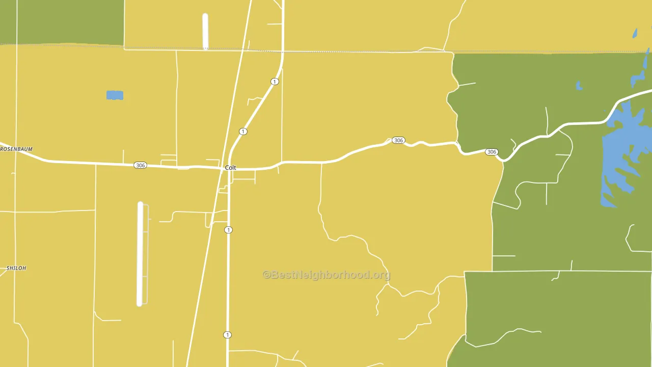 Meadow Cliff, AR block-group voter-turnout map