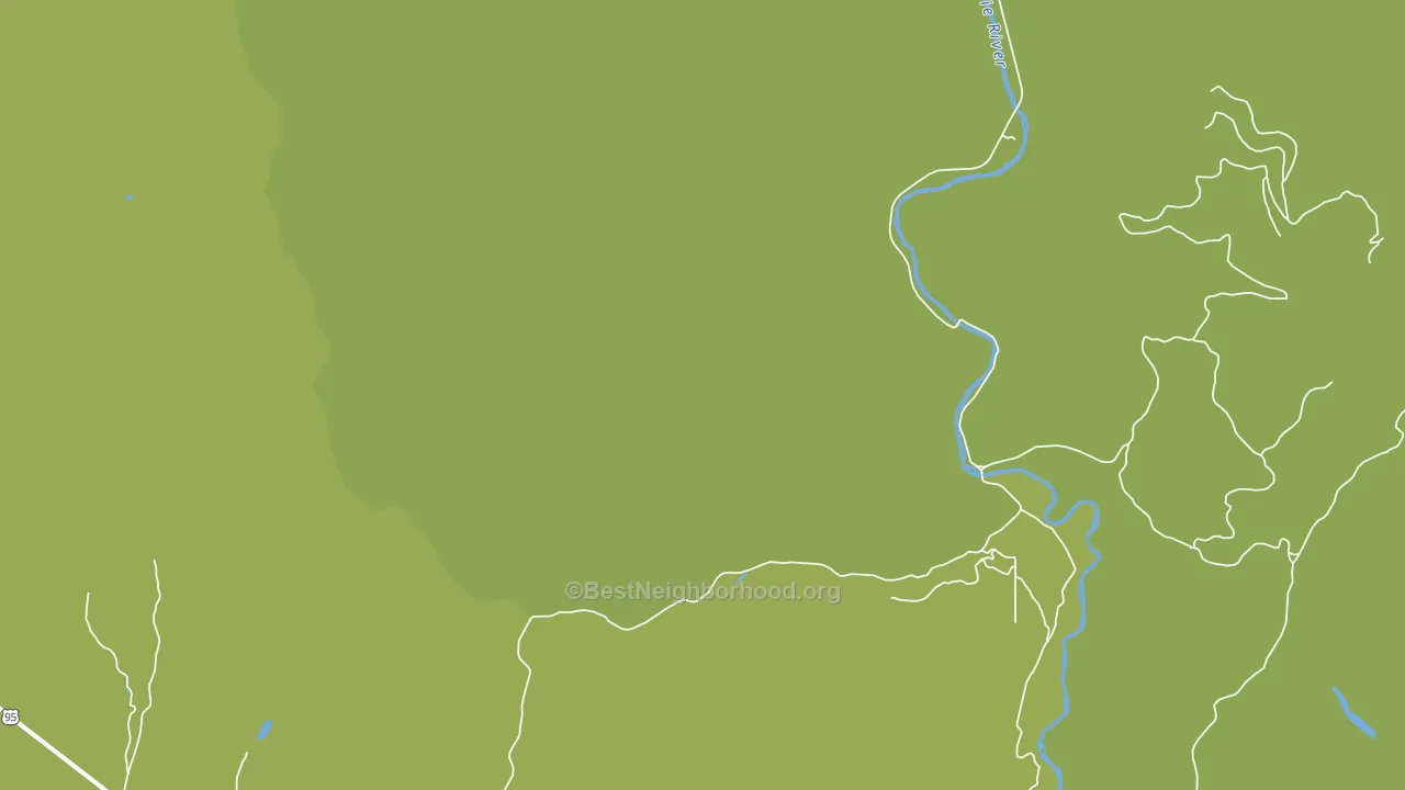 Meadow Creek, ID block-group voter-turnout map