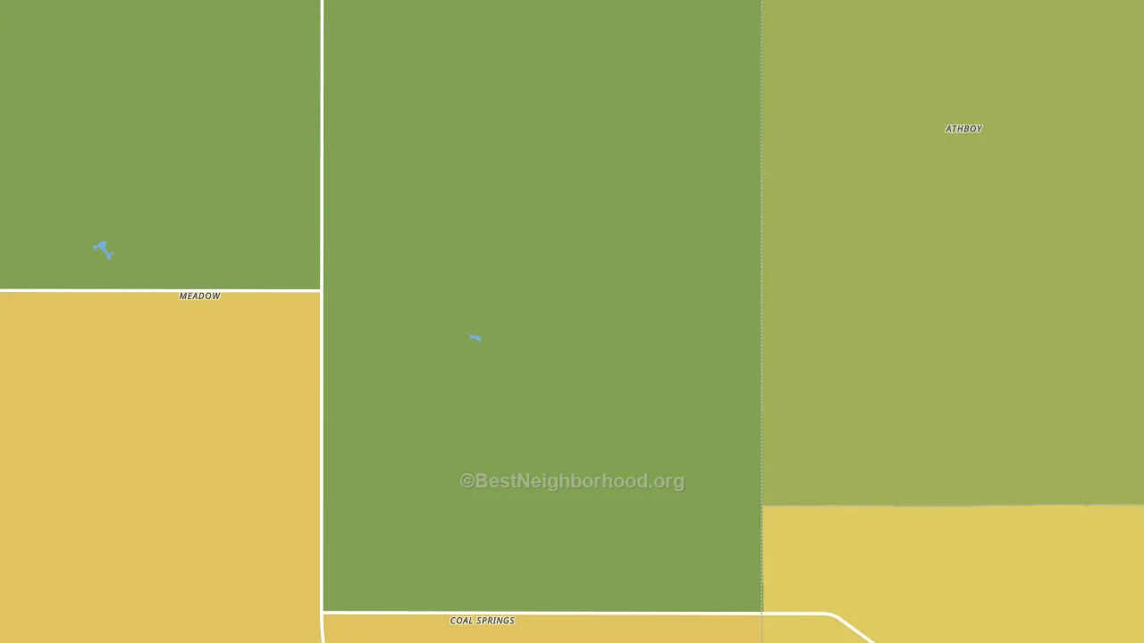 Meadow, SD block-group voter-turnout map