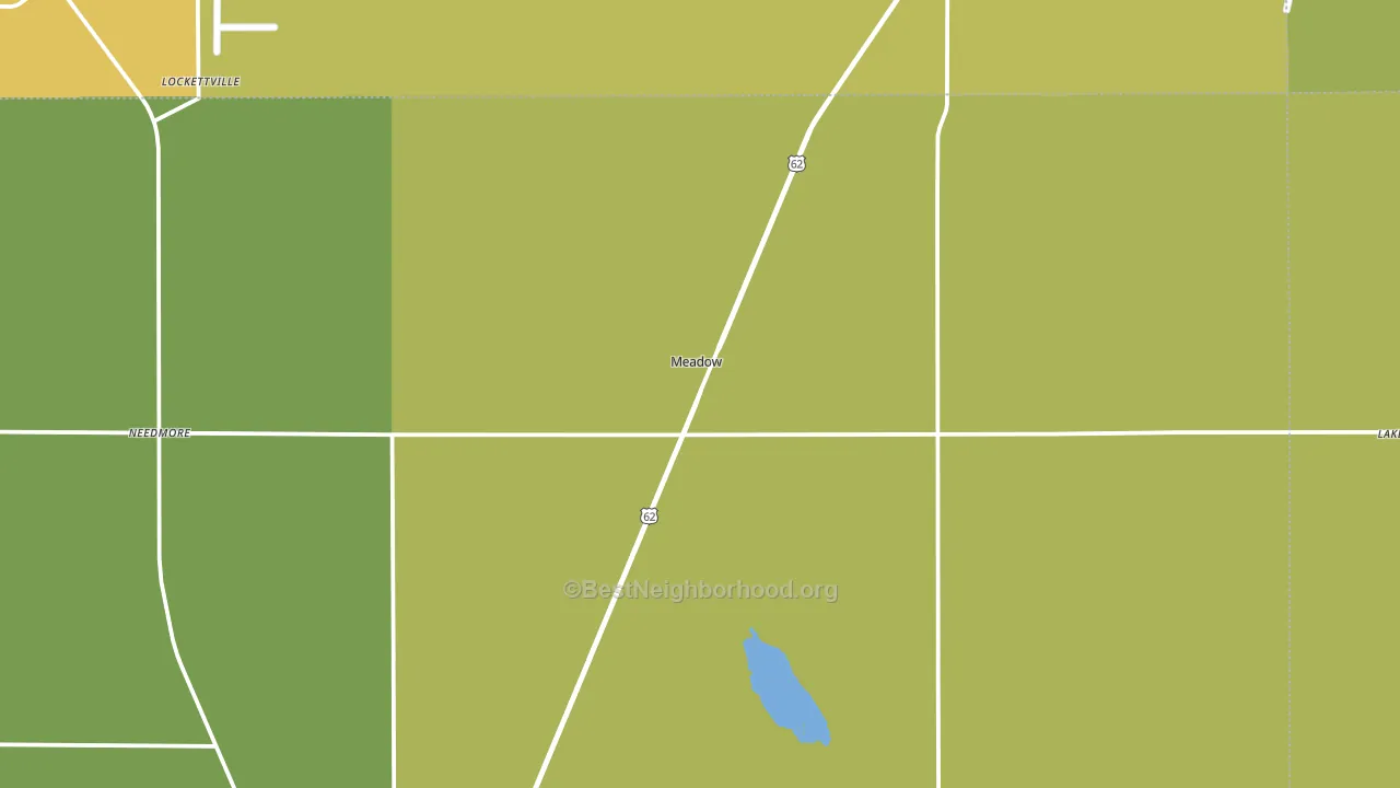 Meadow, TX block-group voter-turnout map