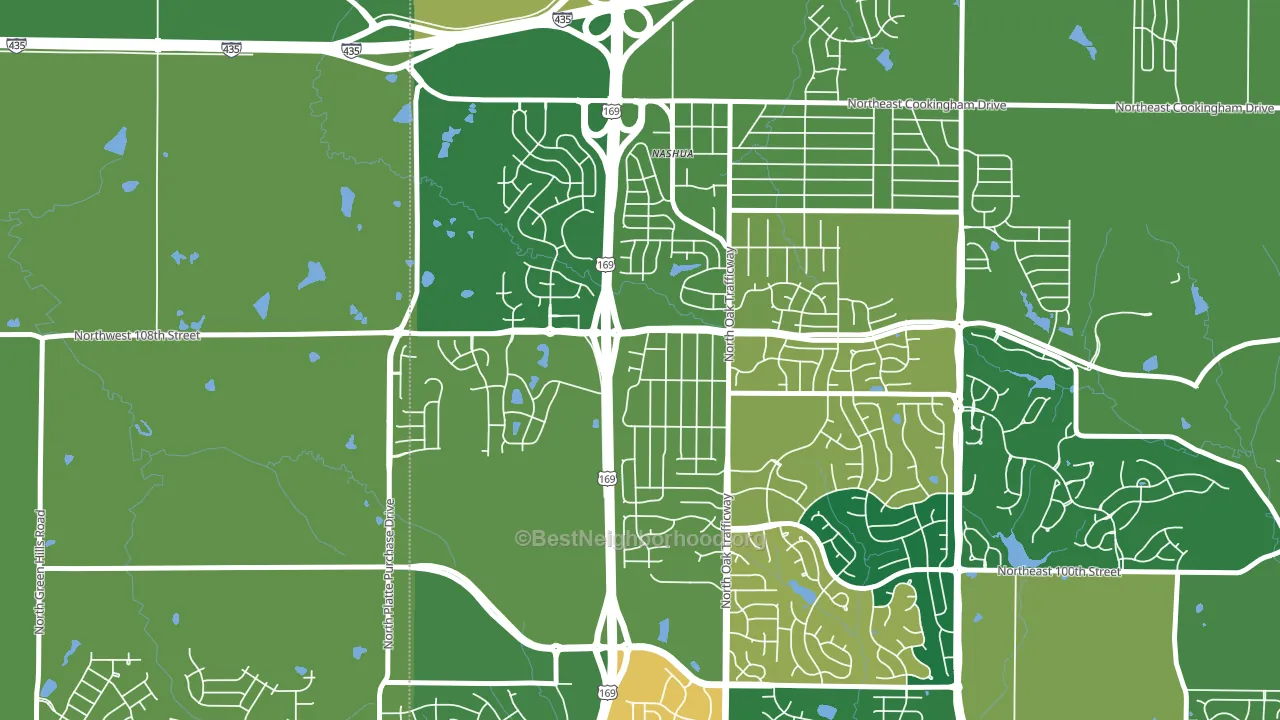 Meadowbrook Heights, Kansas City, MO block-group voter-turnout map