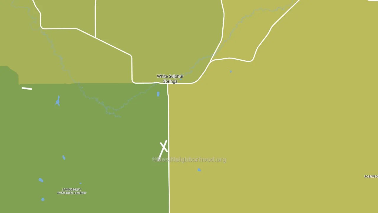 Meagher County, MT block-group voter-turnout map