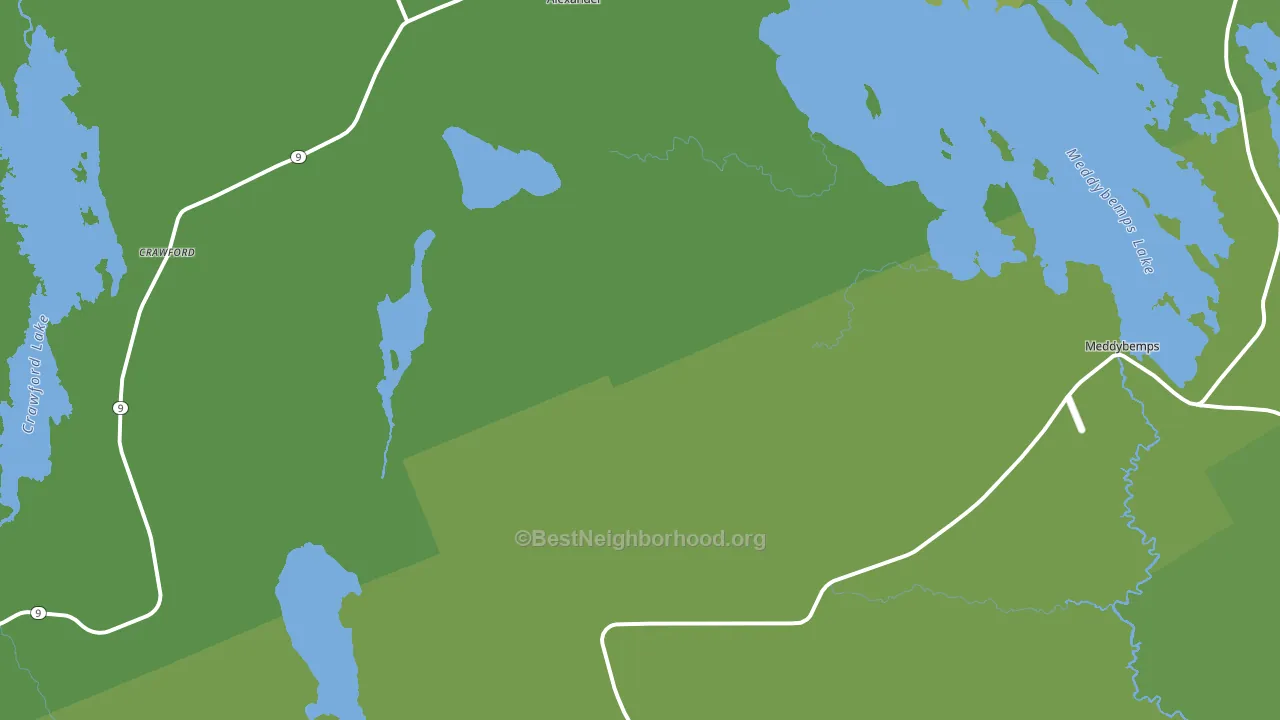 Meddybemps, ME block-group voter-turnout map