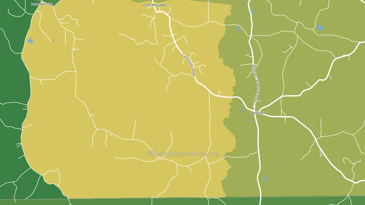 Meehan, MS block-group voter-turnout map