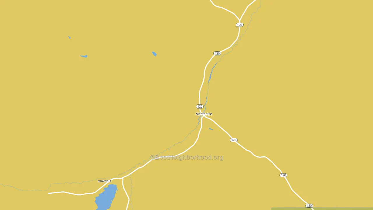 Meeteetse, WY block-group voter-turnout map