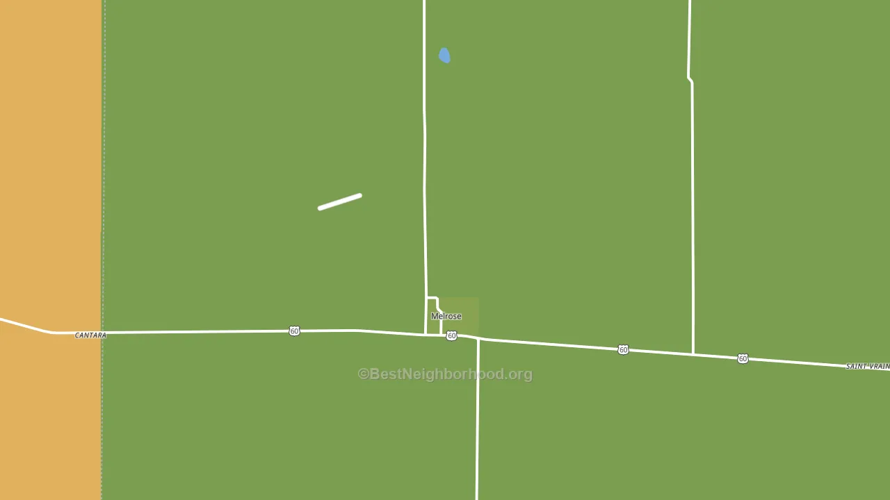 Melrose, NM block-group voter-turnout map