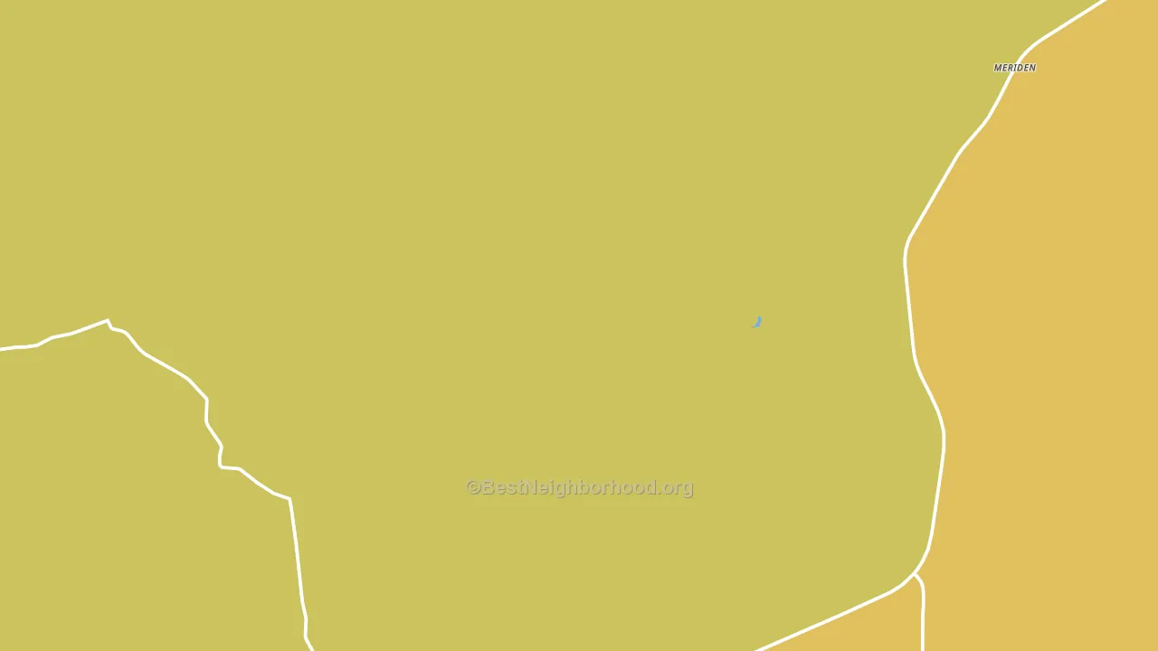 Meriden, WY block-group voter-turnout map