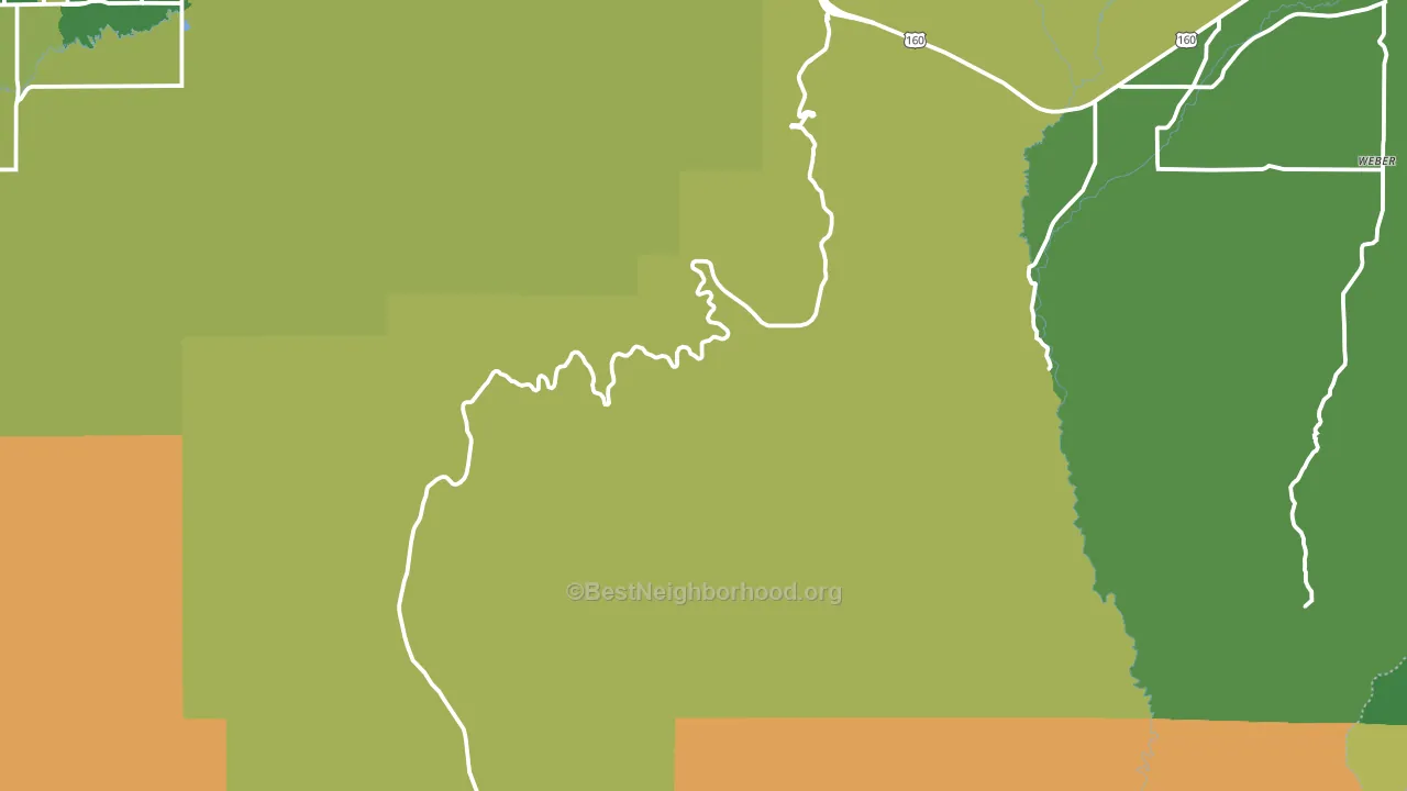 Mesa Verde National Park, CO block-group voter-turnout map