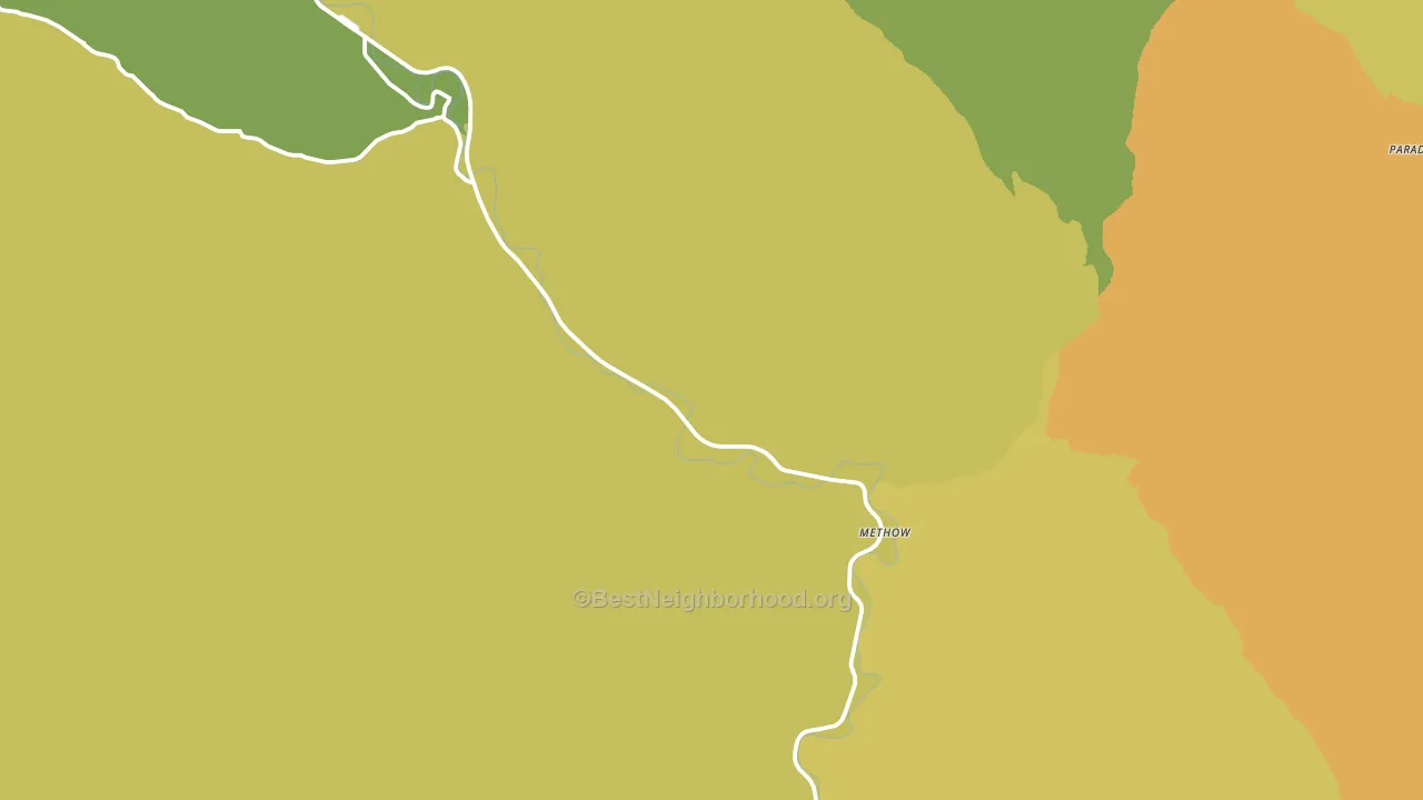 Methow, WA block-group voter-turnout map