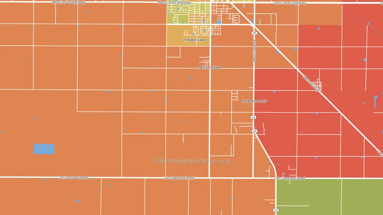 Mexican Colony, CA block-group voter-turnout map